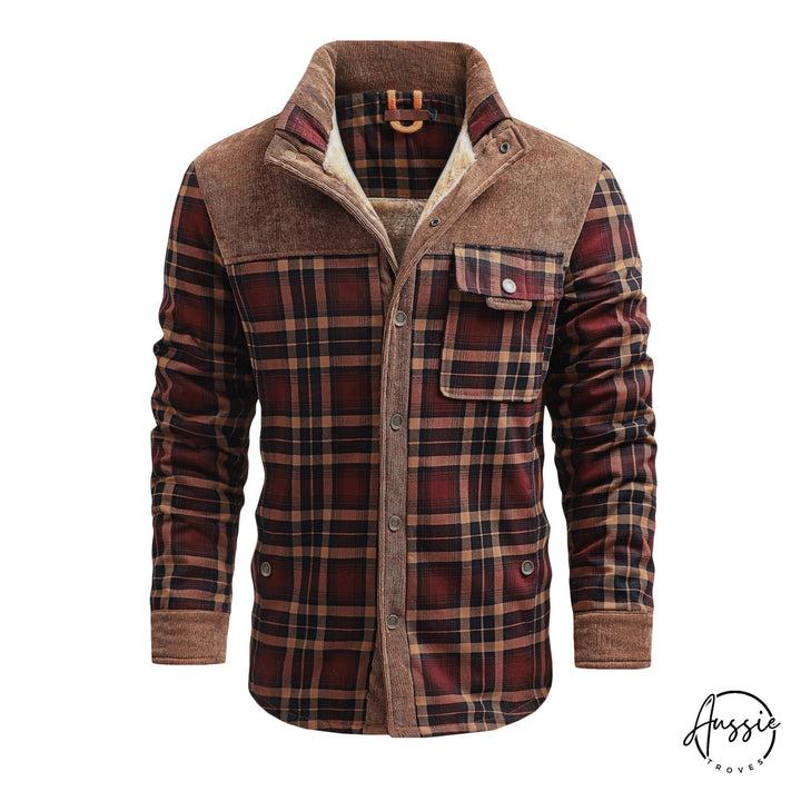 Wanderer | Flannel Jacket with Faux Fur Lining