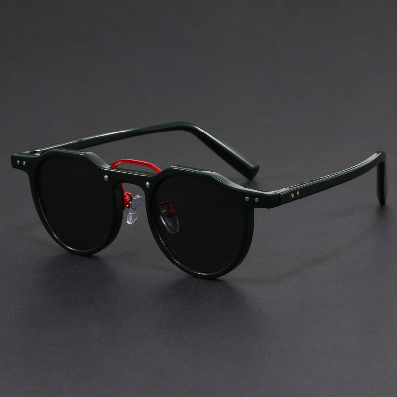 Eclipse | Dual-Tone Round Sunglasses