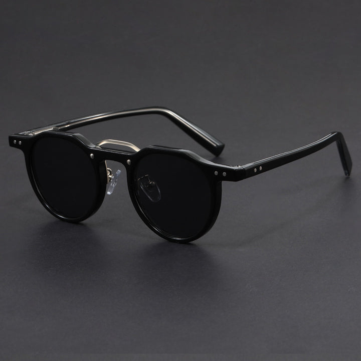 Eclipse | Dual-Tone Round Sunglasses