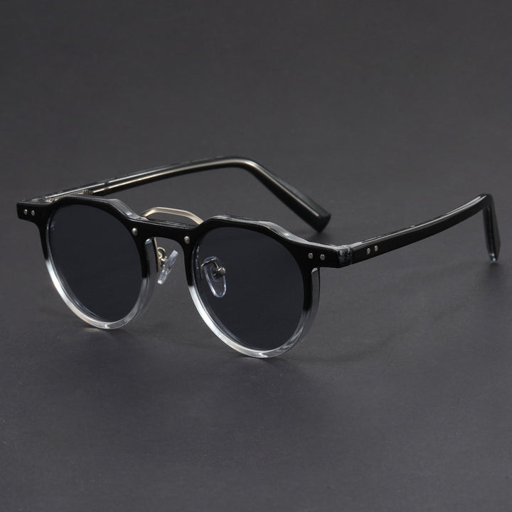 Eclipse | Dual-Tone Round Sunglasses