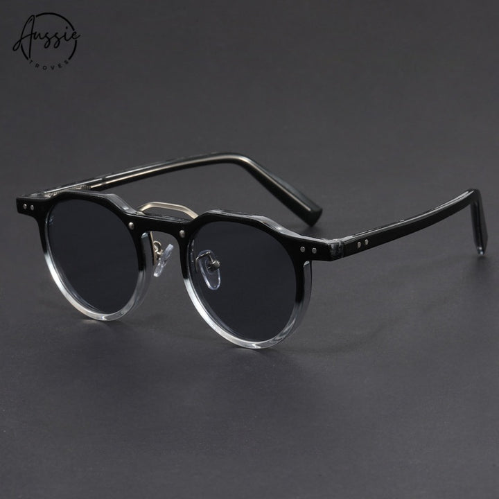 Eclipse | Dual-Tone Round Sunglasses