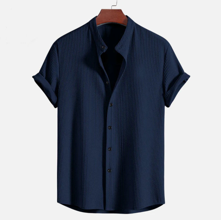 Ottone | Textured Short Sleeve Shirt