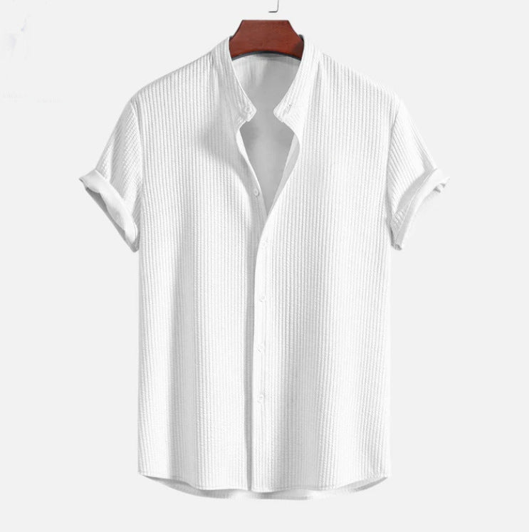 Ottone | Textured Short Sleeve Shirt