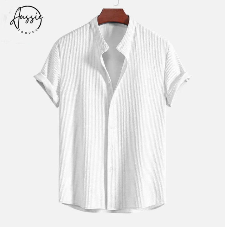 Ottone | Textured Short Sleeve Shirt
