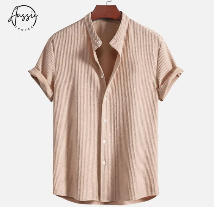 Ottone | Textured Short Sleeve Shirt
