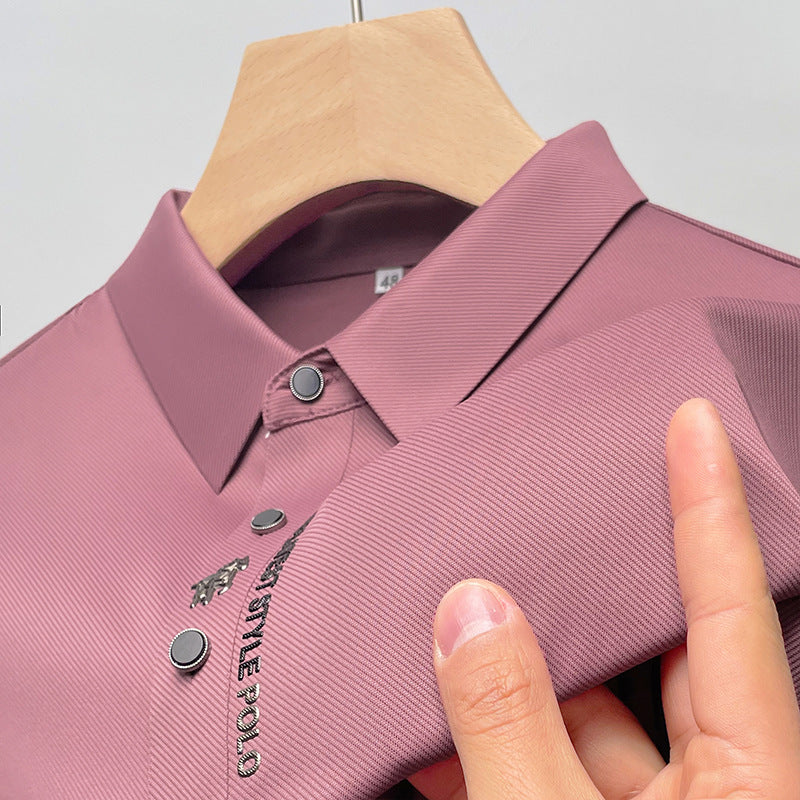 Veneto: Wrinkle-Free Muscle Fit Polo Shirt