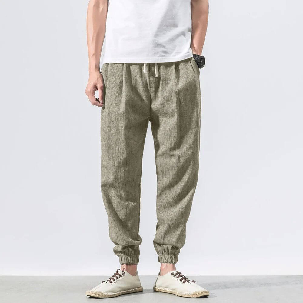 Yoko - Lightweight Cotton-Linen Pants