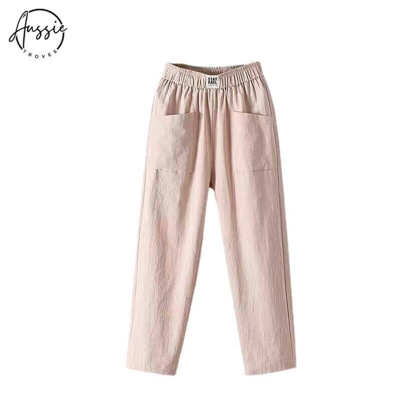 Lila | Casual Linen Blend Pants