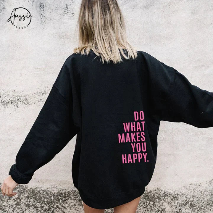 Happy - Stylish Hoodie