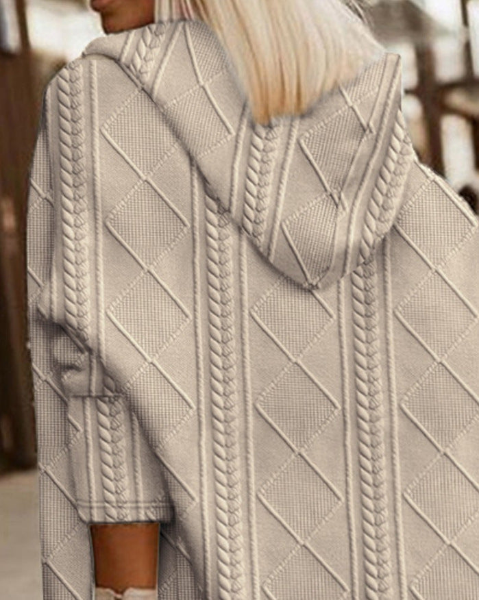 Jasmine - Long Hooded Cardigan