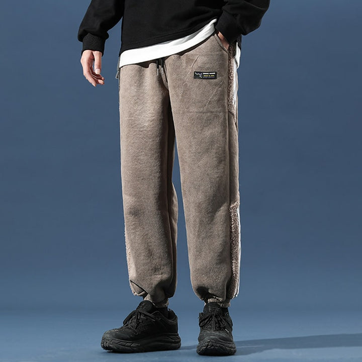 Strike Stripe Sherpa Joggers