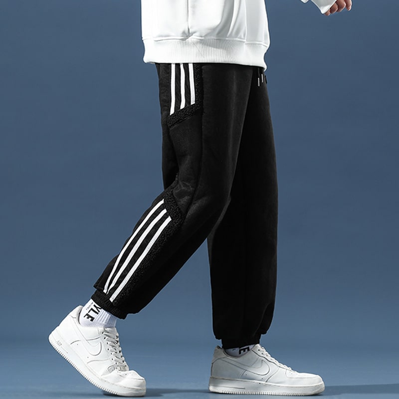 Strike Stripe Sherpa Joggers