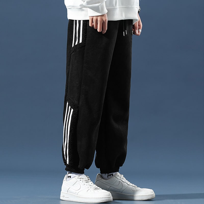 Strike Stripe Sherpa Joggers