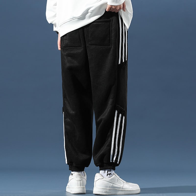 Strike Stripe Sherpa Joggers