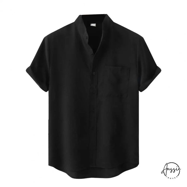 Tyler | Heathered Cotton Blend Shirt