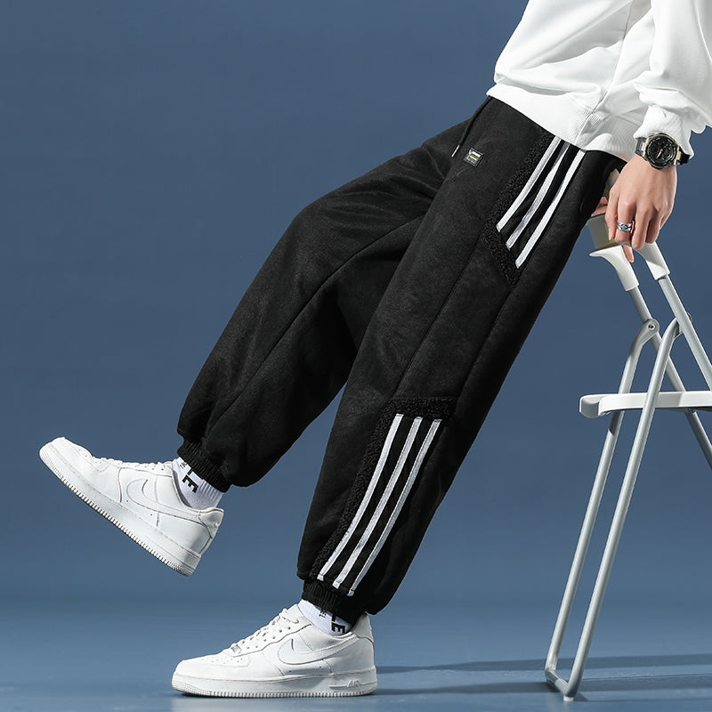 Strike Stripe Sherpa Joggers