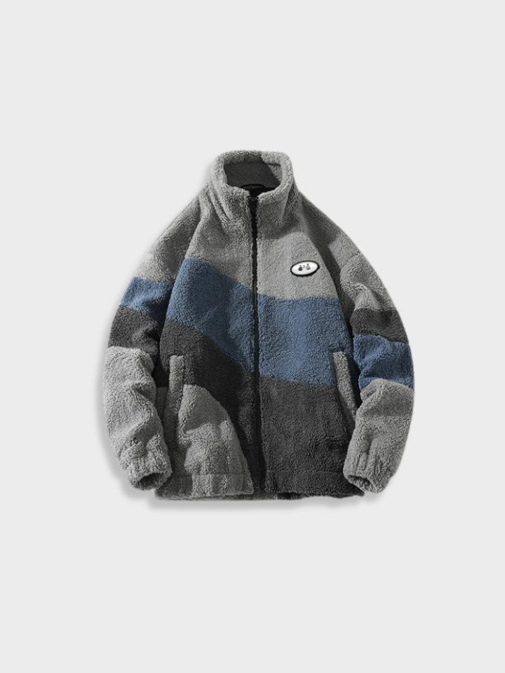 Fuzzy Retro Fleece Jacket