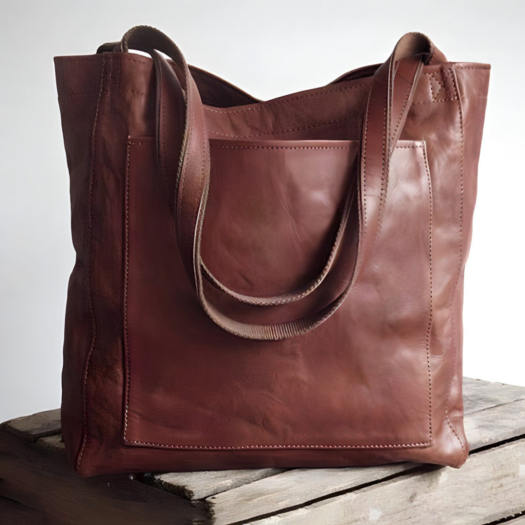 Handcrafted stylish leather bag