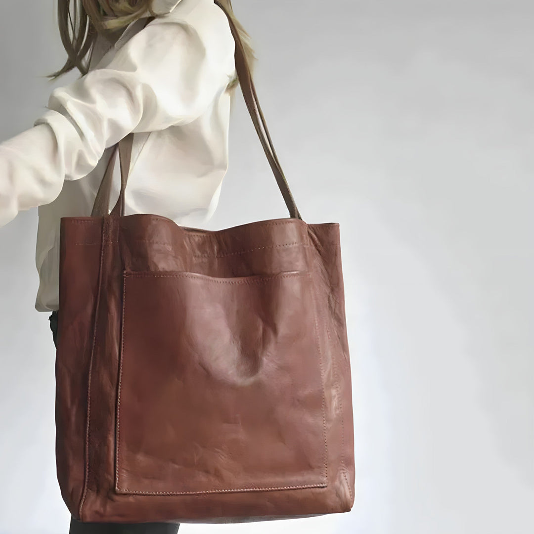 Handcrafted stylish leather bag