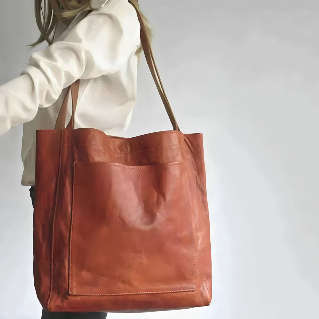 Handcrafted stylish leather bag