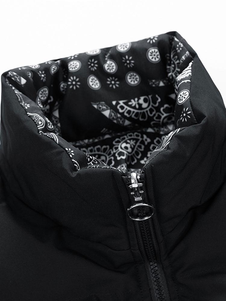 Paisley Charm | Reversible Puffer Coat