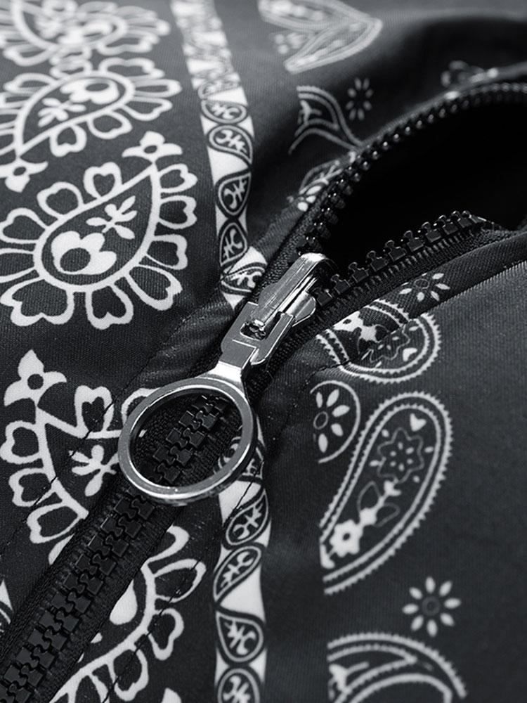 Paisley Charm | Reversible Puffer Coat