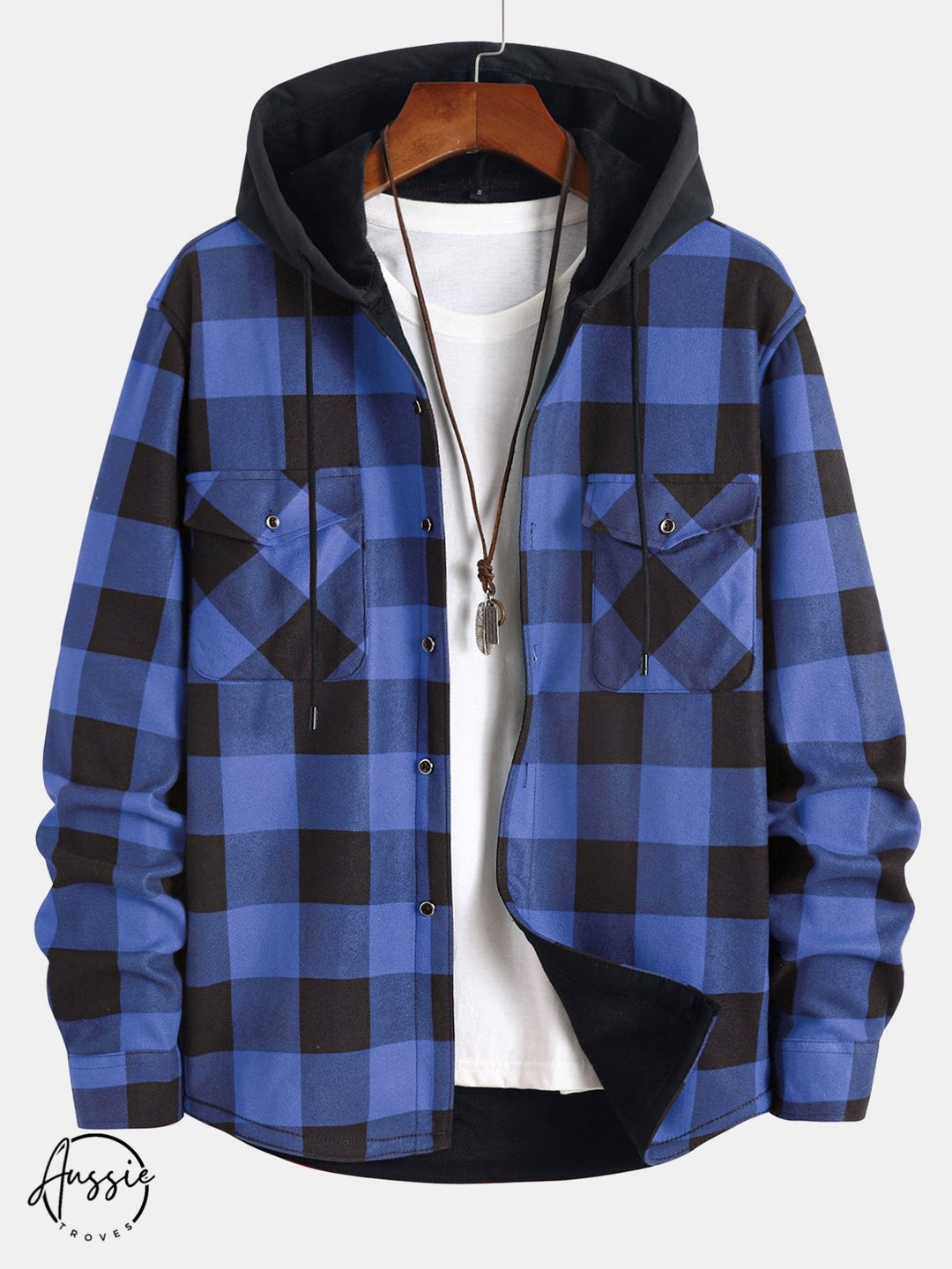 Hudson | Hooded Flannel Shirt