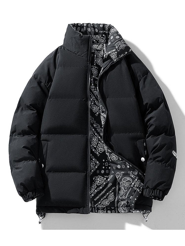 Paisley Charm | Reversible Puffer Coat