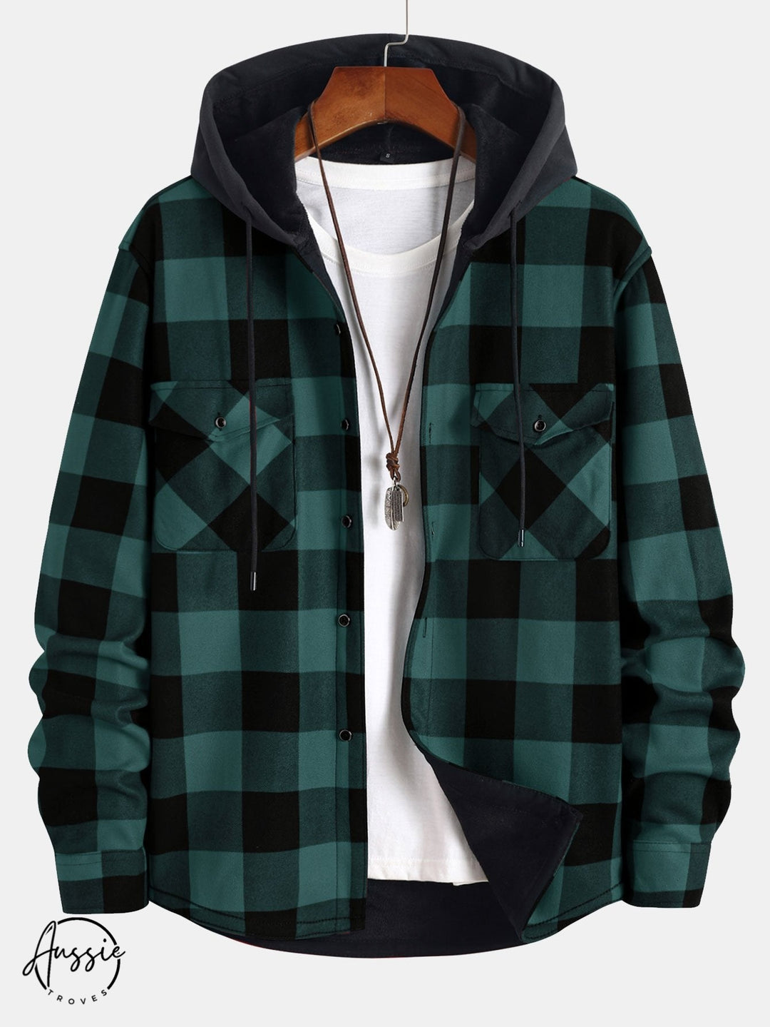 Hudson | Hooded Flannel Shirt