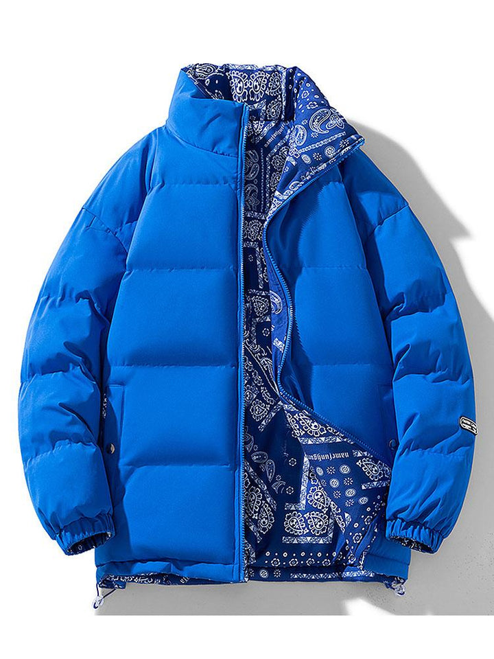 Paisley Charm | Reversible Puffer Coat