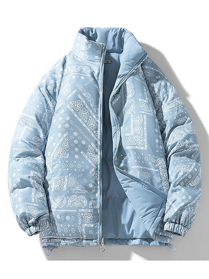 Paisley Charm | Reversible Puffer Coat