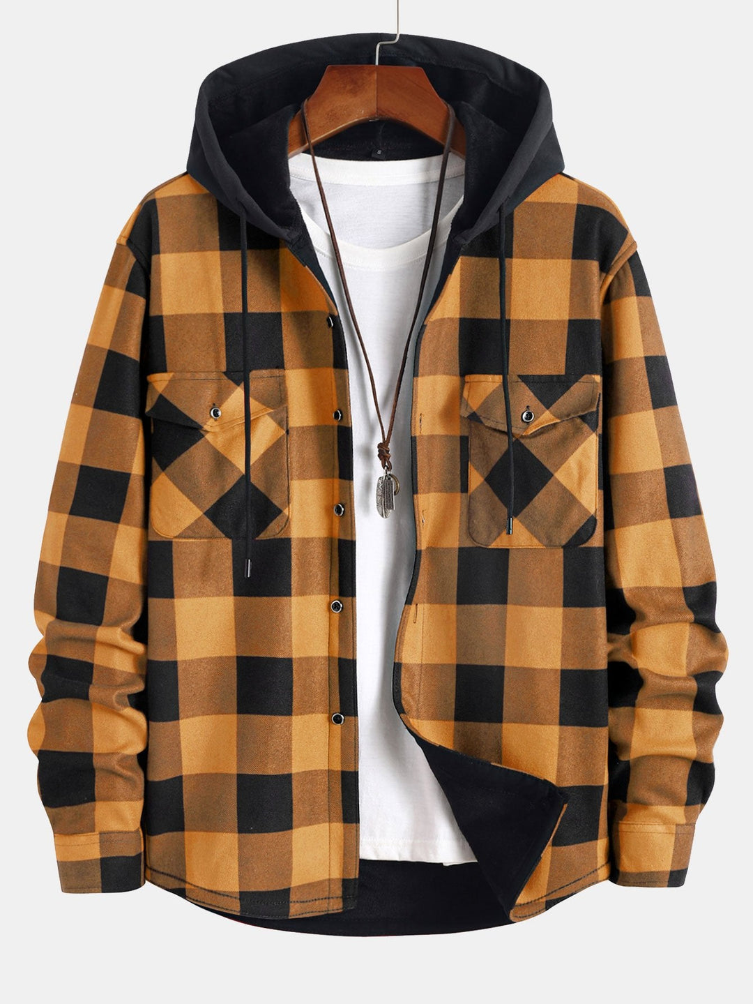 Hudson | Hooded Flannel Shirt