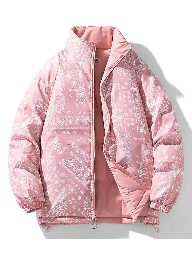 Paisley Charm | Reversible Puffer Coat