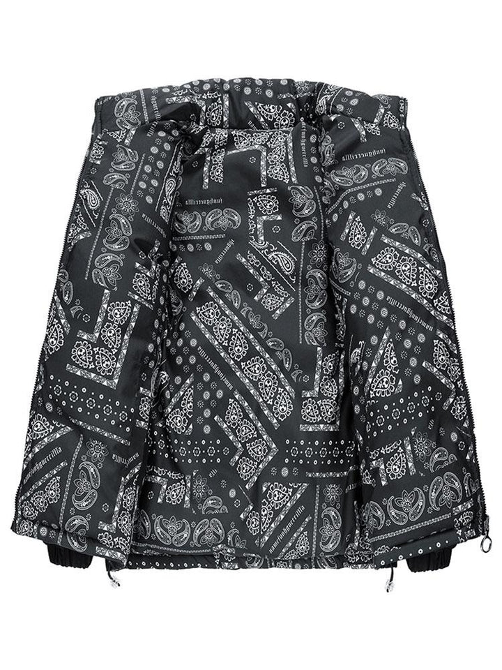 Paisley Charm | Reversible Puffer Coat