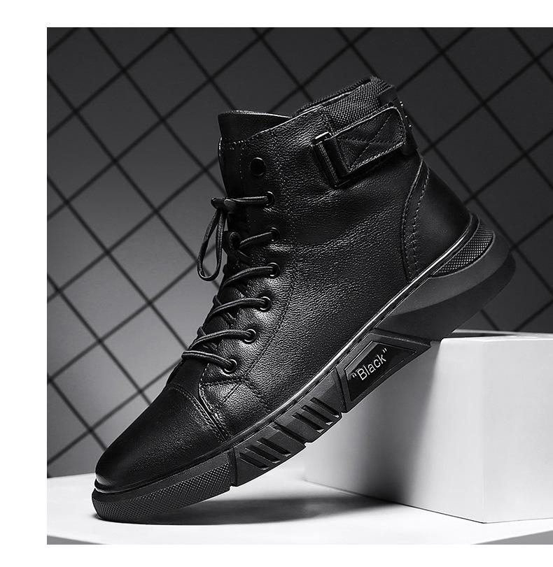 Davido - Robust black  men's boots