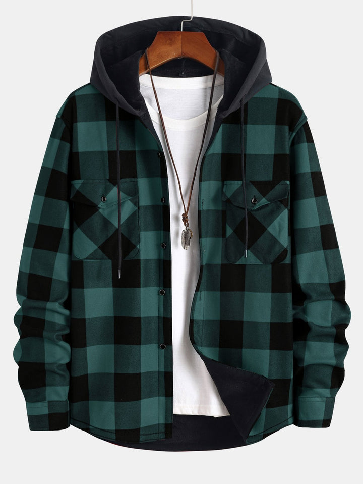 Hudson | Hooded Flannel Shirt