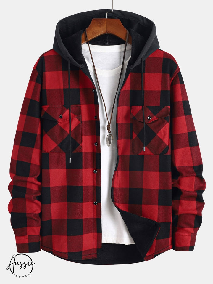 Hudson | Hooded Flannel Shirt