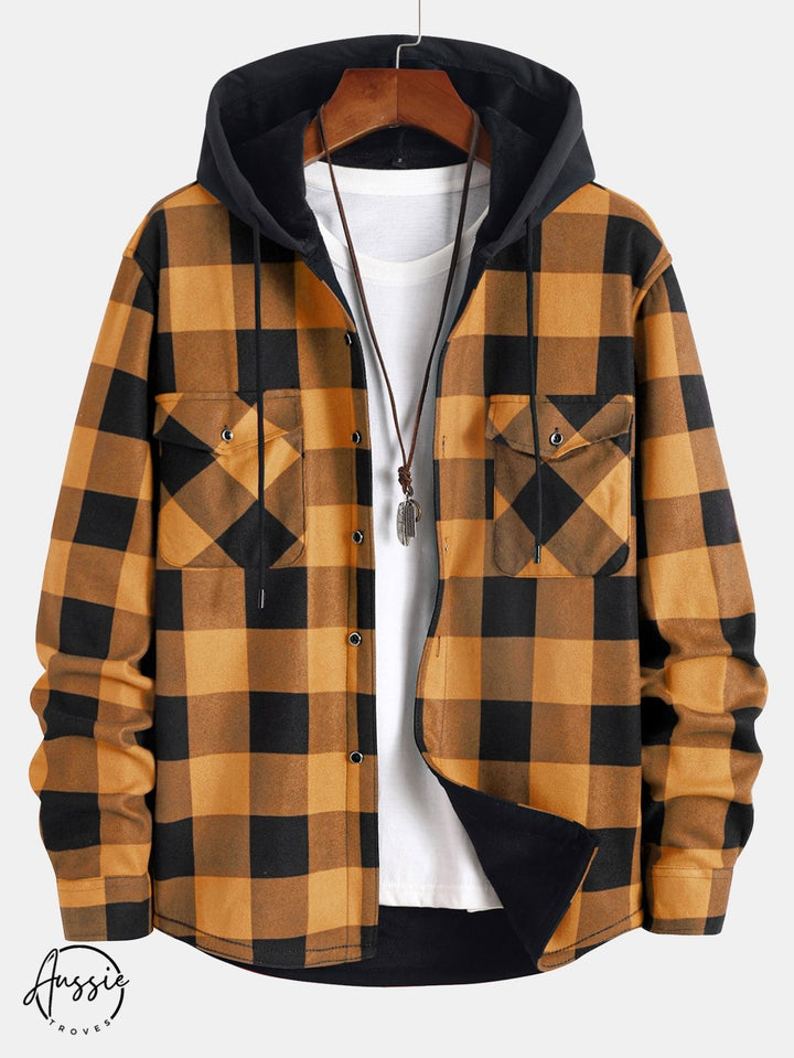 Hudson | Hooded Flannel Shirt