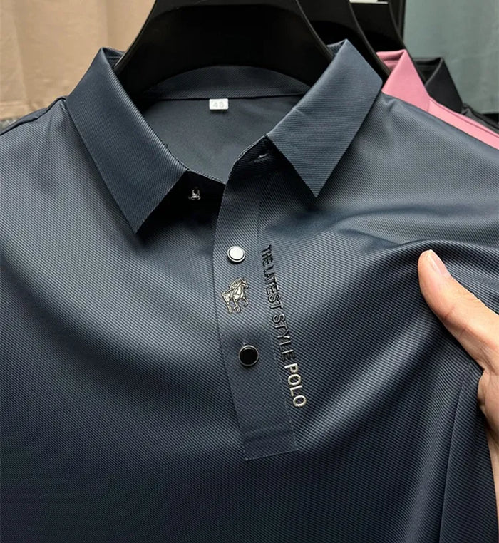 Veneto: Wrinkle-Free Muscle Fit Polo Shirt